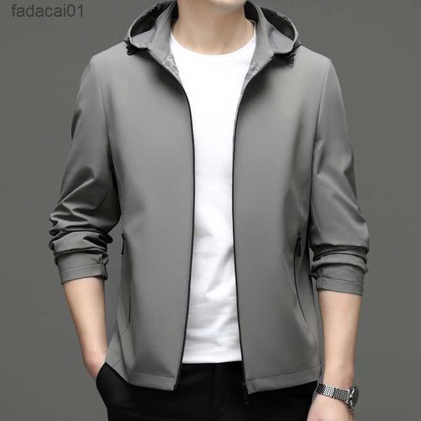 men's down parkas men's intelligent casual classic hooded jacket 2023 new autumn spring fashion korean men's coats brnad men&, Black
men's down parkas men's intelligent casual classic hooded jacket 2023 new autumn spring fashion korean men's coats brnad men&, Black