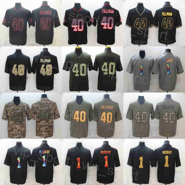 mens 40 pat tillman football jerseys 1 kyler murray uniform salute to service usmc goddess hyphenation shadow smoke flag rainbow for sport f, Black;red
mens 40 pat tillman football jerseys 1 kyler murray uniform salute to service usmc goddess hyphenation shadow smoke flag rainbow for sport f, Black;red