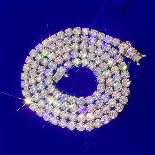 10k real gold men fine jewelry 6mm 18 " 20" 22" 24" chain vvs moissanite tennis necklace, Silver
10k real gold men fine jewelry 6mm 18 " 20" 22" 24" chain vvs moissanite tennis necklace, Silver