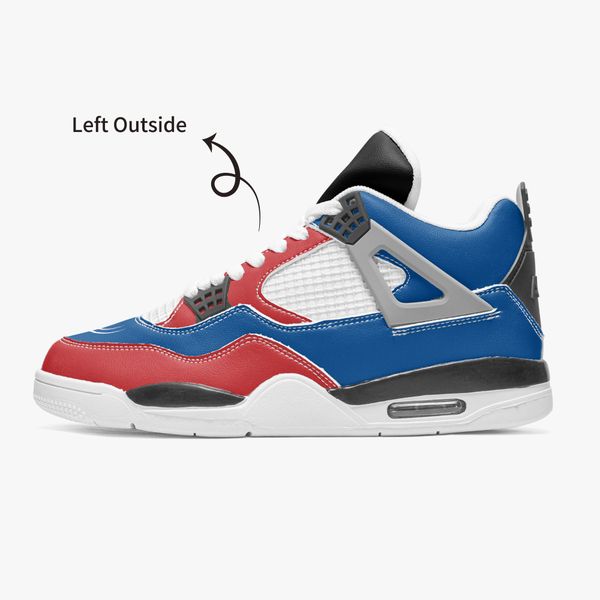 diy custom basketball shoes mens and womens classic red and blue handsome and comfortable trainers outdoor sports 36-46
diy custom basketball shoes mens and womens classic red and blue handsome and comfortable trainers outdoor sports 36-46