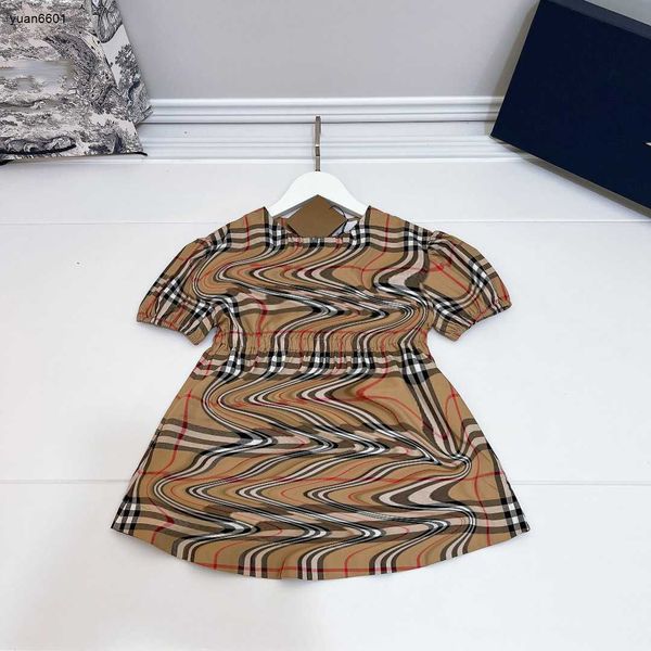 luxury designer baby clothes single breasted girl dress size 100-160 cm short sleeve kids skirt multi color cross stripe design skirt july24, Red;yellow
luxury designer baby clothes single breasted girl dress size 100-160 cm short sleeve kids skirt multi color cross stripe design skirt july24, Red;yellow