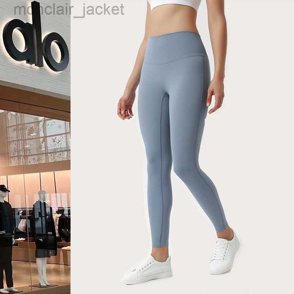 desginer alos yoga legging originno awkwardness thread nude pants women's fitness sports shaped crop pants summer sports pants, Black
desginer alos yoga legging originno awkwardness thread nude pants women's fitness sports shaped crop pants summer sports pants, Black