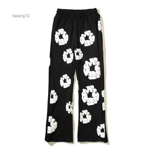 men's autumn and winter pants readymade foam flower co branded denim tears women puff printed distressed pullover cap embroidery white, Black
men's autumn and winter pants readymade foam flower co branded denim tears women puff printed distressed pullover cap embroidery white, Black