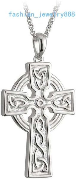 solvar men's celtic cross necklace irish standard sterling silver double sided pendant made in ireland, Black
solvar men's celtic cross necklace irish standard sterling silver double sided pendant made in ireland, Black