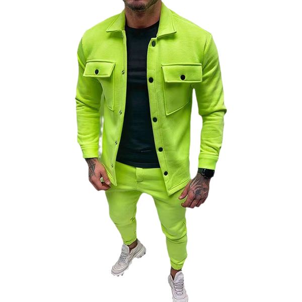 men's tracksuits autumn and winter fashion jacket casual pants two piece set selling men's wear new fashion trend solid color men&, Gray
men's tracksuits autumn and winter fashion jacket casual pants two piece set selling men's wear new fashion trend solid color men&, Gray