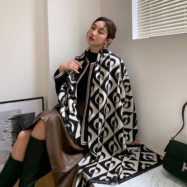 scarves designer winter cashmere scarf women shawls and wraps hijab thick blanket ladies long pashmina bufanda echarpe neckerchief 230816, Blue;gray
scarves designer winter cashmere scarf women shawls and wraps hijab thick blanket ladies long pashmina bufanda echarpe neckerchief 230816, Blue;gray