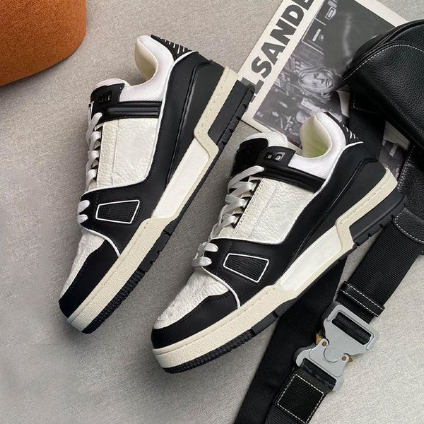 designer casual sneakers men's and women's low fashion coach leather flat casual board shoes blue red orange green outdoor b22 run, Black
designer casual sneakers men's and women's low fashion coach leather flat casual board shoes blue red orange green outdoor b22 run, Black