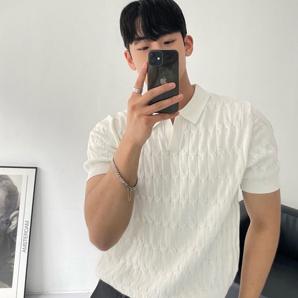 mens polos clothing light luxury knitted polo shirt casual stripe vneck solid jacquard short sleeve tshirt breathable m3xl 230815, White;black
mens polos clothing light luxury knitted polo shirt casual stripe vneck solid jacquard short sleeve tshirt breathable m3xl 230815, White;black