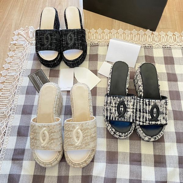 designer women's sandals genuine leather women's thick sole shoes luxury brand embroidered edge slippers fashion indoor casual sho, Black
designer women's sandals genuine leather women's thick sole shoes luxury brand embroidered edge slippers fashion indoor casual sho, Black