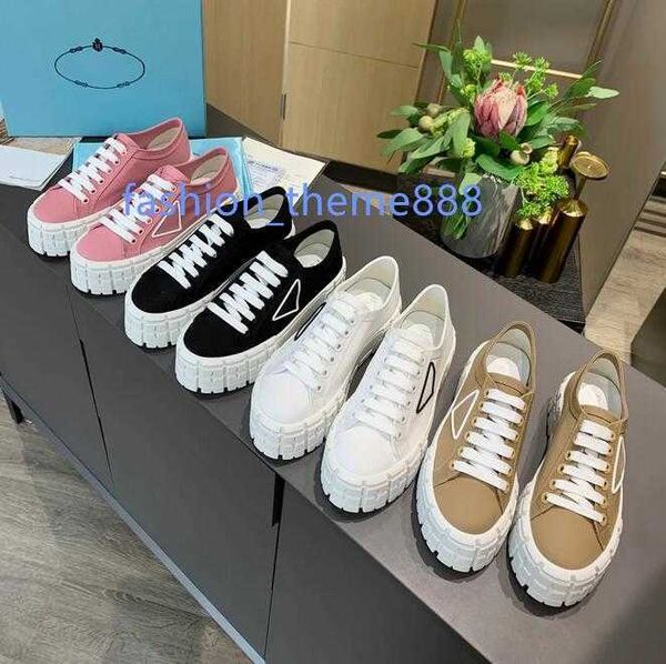 double wheel nylon gabardine sneakers dsigner triangle canvas casual shoes women sneaker trainers triple thick bottom low shoe quality size, Black
double wheel nylon gabardine sneakers dsigner triangle canvas casual shoes women sneaker trainers triple thick bottom low shoe quality size, Black