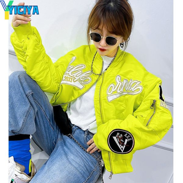 womens jackets yiciya jacket bomber women varsity racing outerwear coats vintage american oversize baseball jacket long sleeve met 230815, Black;brown
womens jackets yiciya jacket bomber women varsity racing outerwear coats vintage american oversize baseball jacket long sleeve met 230815, Black;brown