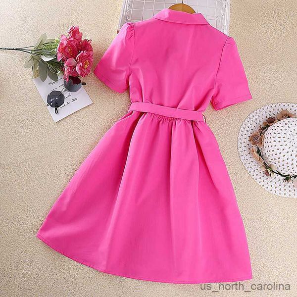 girl's dresses girls' mid length dress 2023 summer new style temperament short sleeve shirt dress french princess dress r230816, Red;yellow
girl's dresses girls' mid length dress 2023 summer new style temperament short sleeve shirt dress french princess dress r230816, Red;yellow