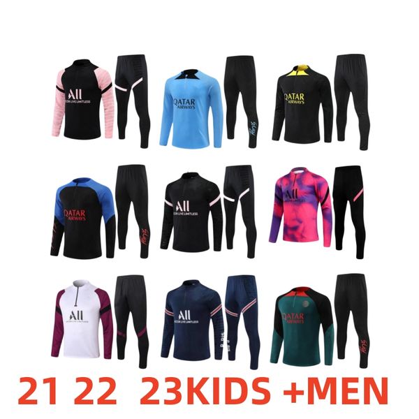 23 24 kids psgs parris tracksuits training chandal mbappe kit survetement foot tuta jacket retro futbol soccer football men 2xl, Black
23 24 kids psgs parris tracksuits training chandal mbappe kit survetement foot tuta jacket retro futbol soccer football men 2xl, Black
