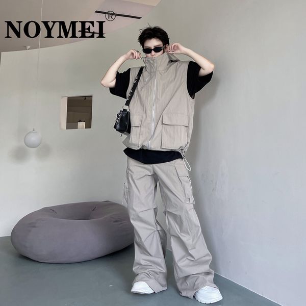 mens tracksuits noymei autumn solid color zipper decoration hooded vest casual straight cargo pants two pieces set chic wa2264 230815, Gray
mens tracksuits noymei autumn solid color zipper decoration hooded vest casual straight cargo pants two pieces set chic wa2264 230815, Gray