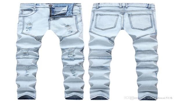 high street fashion men pale blue personality stitching holes straight leg jeans pants cultivate one039s morality men039s bi1467595
high street fashion men pale blue personality stitching holes straight leg jeans pants cultivate one039s morality men039s bi1467595