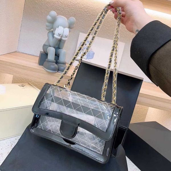 designer bags woman tote bag luxury transparent chain bag party black versatile fashion26cm bag
designer bags woman tote bag luxury transparent chain bag party black versatile fashion26cm bag
