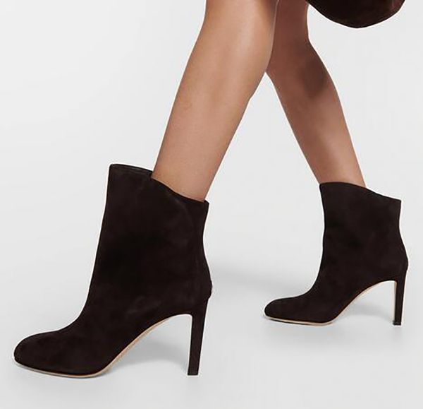 quality women ankle boots refined calfskin rounded toe slanted shaft and high heel designer casual booty ankles short booties box eu 35-43 w, Black 
quality women ankle boots refined calfskin rounded toe slanted shaft and high heel designer casual booty ankles short booties box eu 35-43 w, Black