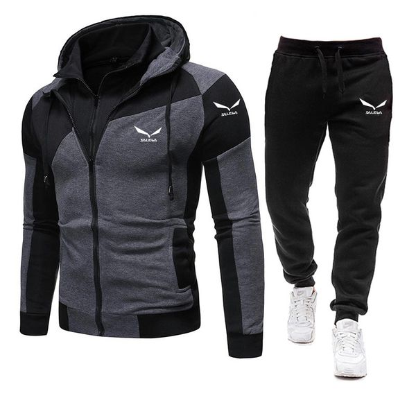 mens tracksuits brand men salewa tracksuit print hoodie set fleece double zipper sweatshirt casual track pants fall winter sportswear 230815, Gray
mens tracksuits brand men salewa tracksuit print hoodie set fleece double zipper sweatshirt casual track pants fall winter sportswear 230815, Gray
