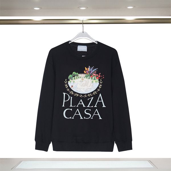 men's round neck sweater casa pure cotton printed design loose fitting long sleeved t-shirt casual sports autumn morning running warm e, White;black
men's round neck sweater casa pure cotton printed design loose fitting long sleeved t-shirt casual sports autumn morning running warm e, White;black