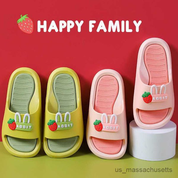 slipper girls cute slippers kids strawberry rabbit home slippers non-slip indoor bathroom parents children shoes summer outdoor shoes r23081, Black;grey
slipper girls cute slippers kids strawberry rabbit home slippers non-slip indoor bathroom parents children shoes summer outdoor shoes r23081, Black;grey
