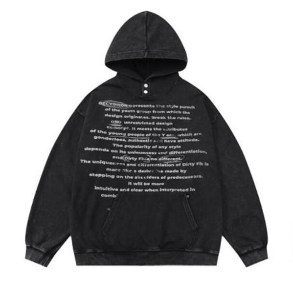 vintage hoodie streetwear hip hop letter graphic print washed hooded sweatshirt 2023 oversized button hoodies pullover, Black
vintage hoodie streetwear hip hop letter graphic print washed hooded sweatshirt 2023 oversized button hoodies pullover, Black