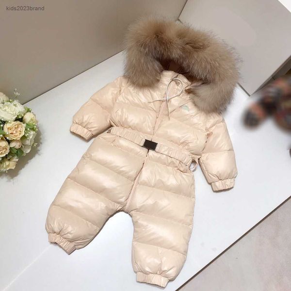 designer kids down jackets micro label letter printing baby boilersuit size 90-110 cm winter warm clothing fur hooded outwear july20, Blue;gray
designer kids down jackets micro label letter printing baby boilersuit size 90-110 cm winter warm clothing fur hooded outwear july20, Blue;gray