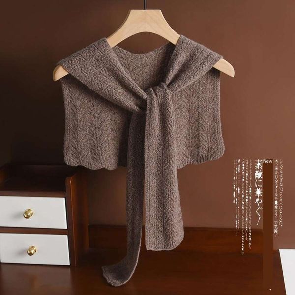 1000% high end pure blouses wool knitted hollowed out shawl womens spring and autumn matching shirt shoulder knot, White
1000% high end pure blouses wool knitted hollowed out shawl womens spring and autumn matching shirt shoulder knot, White