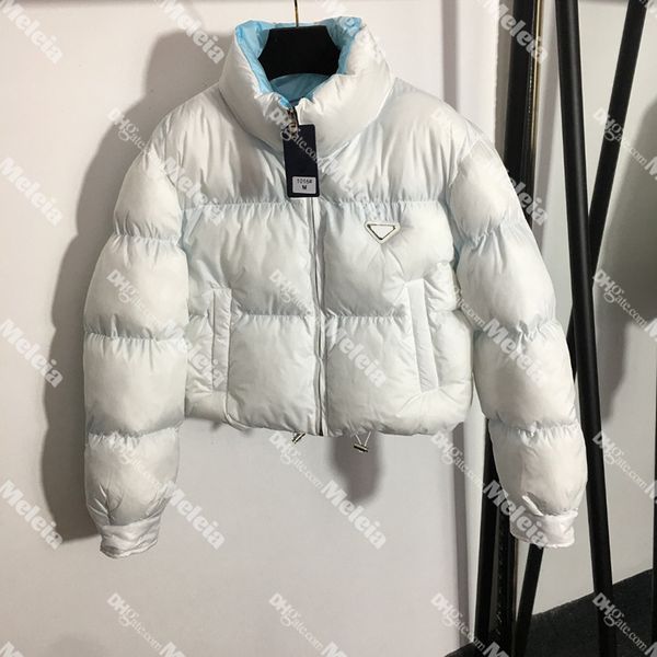 triangle badge short down stand collar parkas women winter jacket casual warm outerwear for lady, Black
triangle badge short down stand collar parkas women winter jacket casual warm outerwear for lady, Black