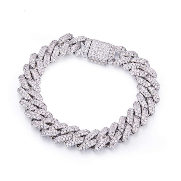 12mm platinum plated 100% sterling sier hip hop rock necklace jewelry moissanite cuban diamond chain for men, Silver
12mm platinum plated 100% sterling sier hip hop rock necklace jewelry moissanite cuban diamond chain for men, Silver