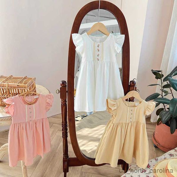 girl's dresses children's wear 2023 summer flower embroidery girls' dress sweet all cotton children's short sleeve skirt, Red;yellow
girl's dresses children's wear 2023 summer flower embroidery girls' dress sweet all cotton children's short sleeve skirt, Red;yellow