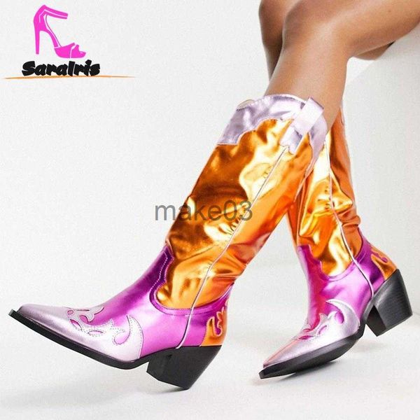 boots metallic colorblock leather women' boots 2023 new fashion pointed toe thick heeled fashion mid calf boots autumn winter boots j2, Black;grey
boots metallic colorblock leather women' boots 2023 new fashion pointed toe thick heeled fashion mid calf boots autumn winter boots j2, Black;grey