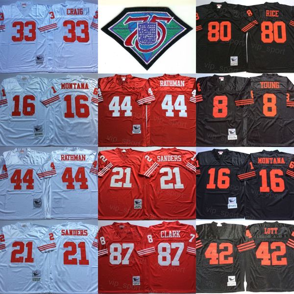 vintage 1989 1994 football 80 jerry rice jerseys 8 steve young 16 joe montana 42 ronnie lott 21 deion sanders 33 roger craig 44 tom rathman, Black;red
vintage 1989 1994 football 80 jerry rice jerseys 8 steve young 16 joe montana 42 ronnie lott 21 deion sanders 33 roger craig 44 tom rathman, Black;red