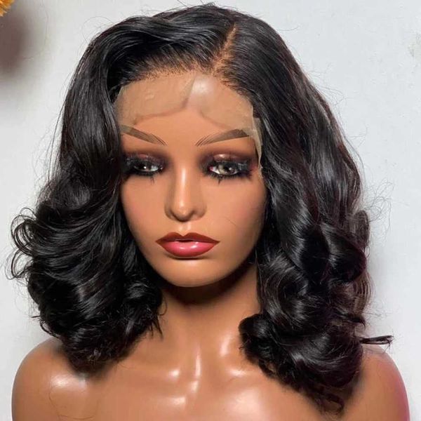 front lace short curly hair 2024 selling lace wig big wave front high temperature silk wig set 230816, Black
front lace short curly hair 2024 selling lace wig big wave front high temperature silk wig set 230816, Black