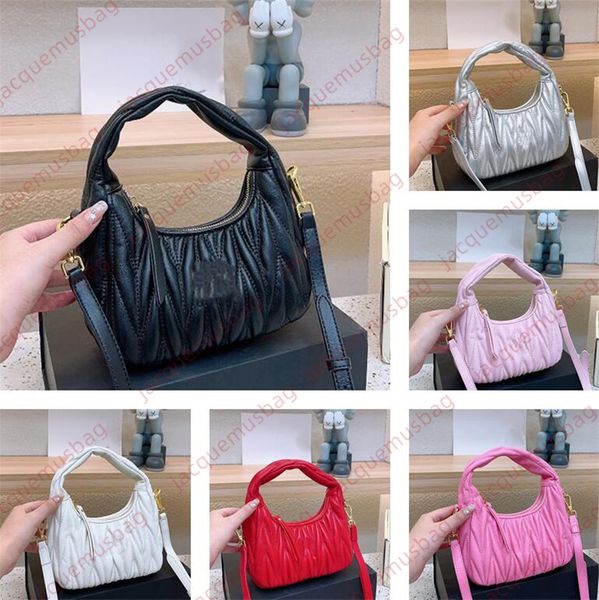 designer pleated bag miui miu hobo underarm bags wander matelasse soft women half-moon handbag tote wallet purse genuine leather shoulder cr
designer pleated bag miui miu hobo underarm bags wander matelasse soft women half-moon handbag tote wallet purse genuine leather shoulder cr