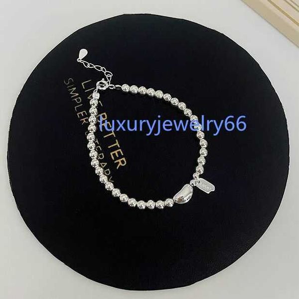 women's fashion classic bean-shaped bracelet s925 sterling silver lucky bead bracelet simple premium holiday gifts, Black
women's fashion classic bean-shaped bracelet s925 sterling silver lucky bead bracelet simple premium holiday gifts, Black