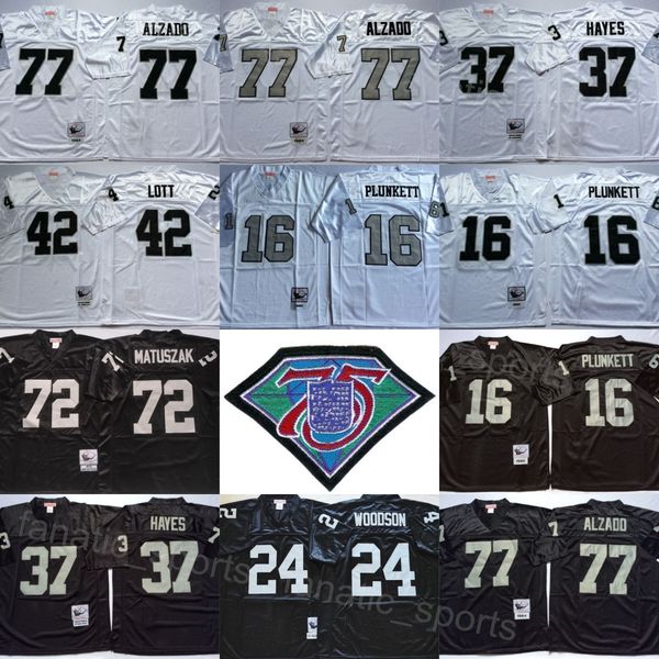vintage football 37 lester hayes jerseys 42 ronnie lott 77 lyle alzado 72 john matuszak 16 jim plunkett 24 charles woodson 1976 1980 1984 19, Black
vintage football 37 lester hayes jerseys 42 ronnie lott 77 lyle alzado 72 john matuszak 16 jim plunkett 24 charles woodson 1976 1980 1984 19, Black