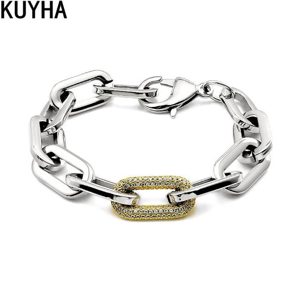 charm bracelets fashion crystal stone links punk metal heavy big thick chain bracelet necklace sets for women wrist chain bangles geometric, Golden;silver
charm bracelets fashion crystal stone links punk metal heavy big thick chain bracelet necklace sets for women wrist chain bangles geometric, Golden;silver