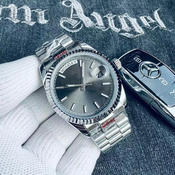 mens watch automatic mechanical watch 41mm36mm stainless steel sapphire glass watch designer waterproof watch high grade foldingdiamond watc, Slivery;brown
mens watch automatic mechanical watch 41mm36mm stainless steel sapphire glass watch designer waterproof watch high grade foldingdiamond watc, Slivery;brown