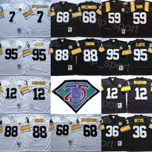 retro 1975 1982 football 12 terry bradshaw jerseys vintage 59 jack ham 88 lynn swann 95 greg lloyd 68 l c greenwood 58 jack lambert 31 donni, Black;red
retro 1975 1982 football 12 terry bradshaw jerseys vintage 59 jack ham 88 lynn swann 95 greg lloyd 68 l c greenwood 58 jack lambert 31 donni, Black;red
