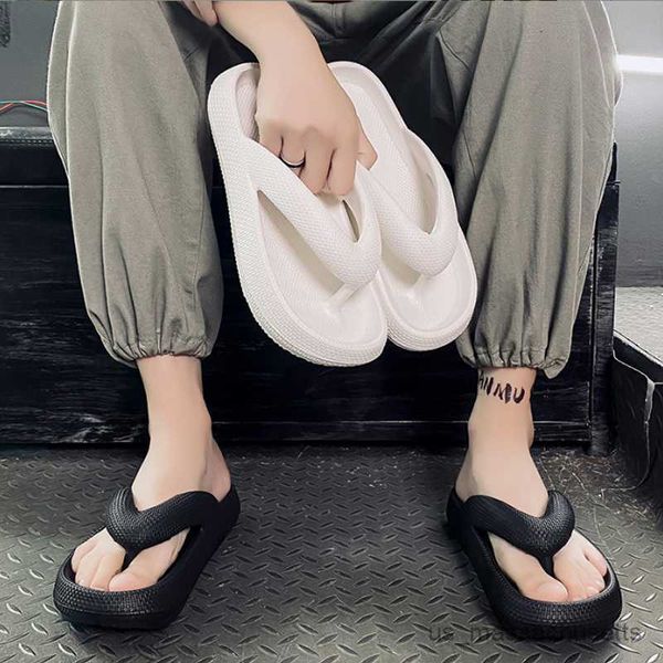 slipper men slippers indoor outdoor flip flops thick platform fashion non-slip beach summer shoes women summer home slippers r230816, Black;grey
slipper men slippers indoor outdoor flip flops thick platform fashion non-slip beach summer shoes women summer home slippers r230816, Black;grey