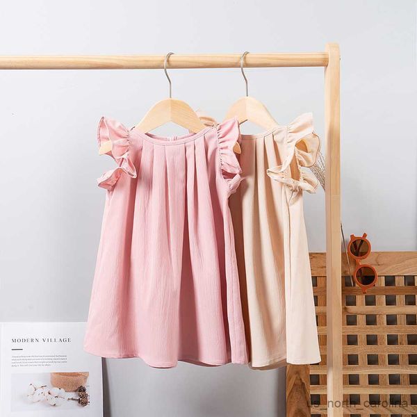 girl's dresses 2023 new baby girls line draped dress ruffle sleeves casual solid color dresses kids new fashion clothing children cloth, Red;yellow
girl's dresses 2023 new baby girls line draped dress ruffle sleeves casual solid color dresses kids new fashion clothing children cloth, Red;yellow