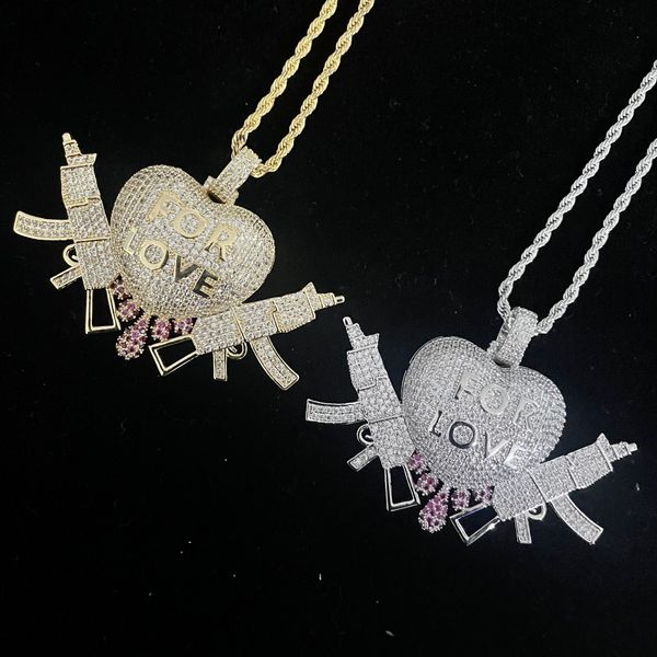 moissanite iced out heart copper micro inlaid zircon pendant hip hop necklace jewelry accessories, Silver
moissanite iced out heart copper micro inlaid zircon pendant hip hop necklace jewelry accessories, Silver