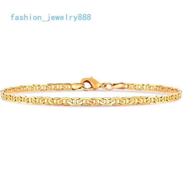 anklets 4mm mariner link chain gold color anklet 9 10 11 inches cuban ankle bracelet for women men waterproof kirk22 drop delivery je dh9d2, Red;blue
anklets 4mm mariner link chain gold color anklet 9 10 11 inches cuban ankle bracelet for women men waterproof kirk22 drop delivery je dh9d2, Red;blue
