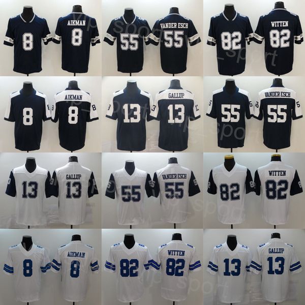 mans football 8 troy aikman jersey 82 jason witten 55 leighton vander esch 13 michael gallup uniform all stitching thanksgiving navy blue wh, Black;red
mans football 8 troy aikman jersey 82 jason witten 55 leighton vander esch 13 michael gallup uniform all stitching thanksgiving navy blue wh, Black;red
