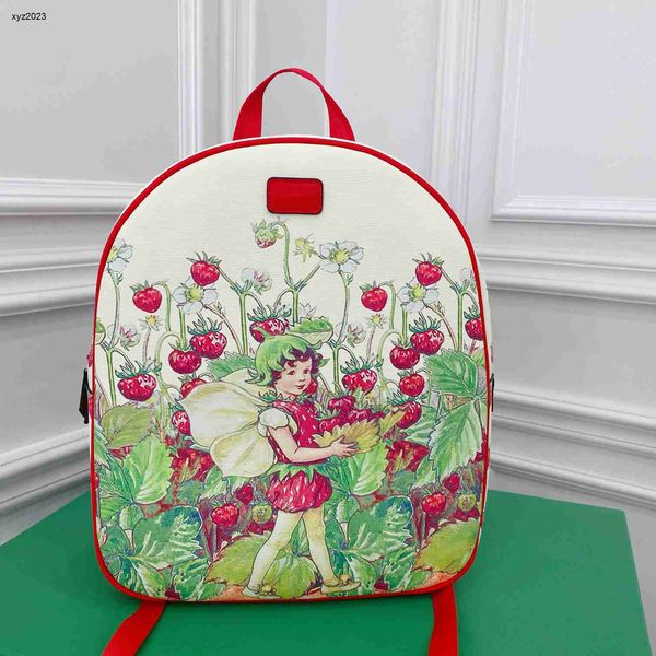 23ss designer baby bag kids handbags fashion strawberry pattern printing child knapsack size 32*37*10 cm baby school backpack july13
23ss designer baby bag kids handbags fashion strawberry pattern printing child knapsack size 32*37*10 cm baby school backpack july13