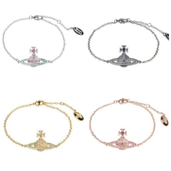 vivian bracelet western empress dowager colored stone series big saturn bracelet shining allergy, Black
vivian bracelet western empress dowager colored stone series big saturn bracelet shining allergy, Black