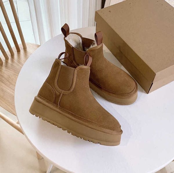 australia women neumel chelsea platform boot fur shearling suede snow boots girl's chestnut ankle booties sheepskin wool fur lined boot, Black
australia women neumel chelsea platform boot fur shearling suede snow boots girl's chestnut ankle booties sheepskin wool fur lined boot, Black