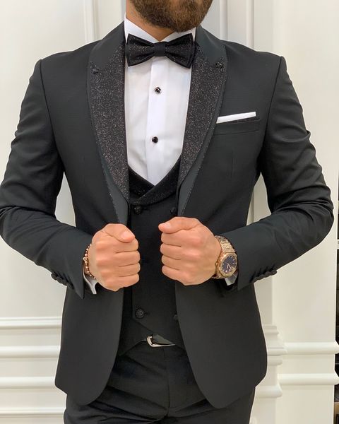 customize tuxedo one button handsome shawl lapel groom tuxedos men suits wedding/prom/dinner man blazer jacket ptwo buttonsants tie vest w12, Black;gray
customize tuxedo one button handsome shawl lapel groom tuxedos men suits wedding/prom/dinner man blazer jacket ptwo buttonsants tie vest w12, Black;gray