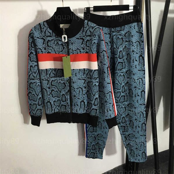 pants tracksuit women two piece suit casual leggings snake print knit cardigan striped webbing high waist casual trousers designer tracksuit, Gray
pants tracksuit women two piece suit casual leggings snake print knit cardigan striped webbing high waist casual trousers designer tracksuit, Gray
