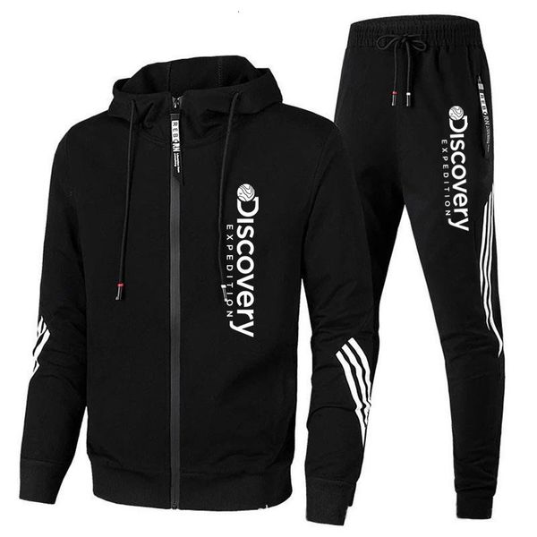 mens tracksuits autumn and winter brand fashion zipper hooded sweater casual sportswear suit clothestrousers jacket 230815, Gray
mens tracksuits autumn and winter brand fashion zipper hooded sweater casual sportswear suit clothestrousers jacket 230815, Gray
